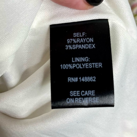 Torrid Ivory Floral Babydoll Dress - Picture 6 of 7